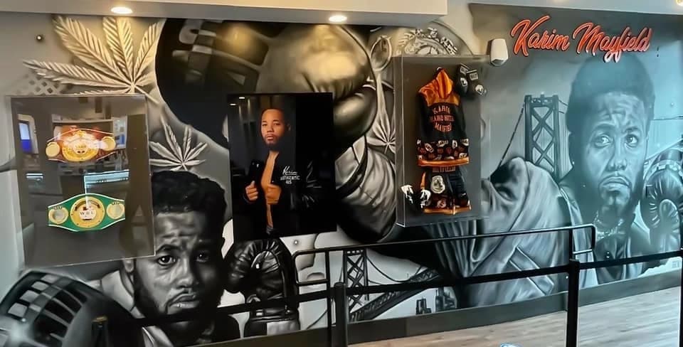 Authentic 415 Cannabis Dispensary San Francisco Wall Mural